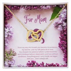 Interlocking Hearts Necklace - For Mom