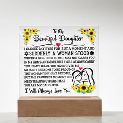 To My Daughter – Acrylic Square